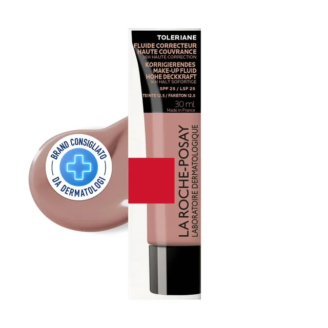 la-roche-posay-toleriane-fondotinta-fluido-correttore-12-5-beige-chiaro-30-ml image 1