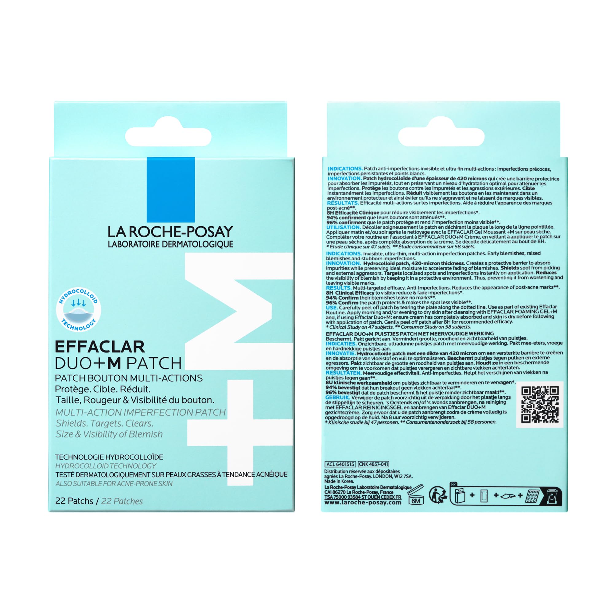 la-roche-posay-effaclar-duo-m-patch-anti-imperfezioni-22-pezzi-12-piccole-e-10-m image 3