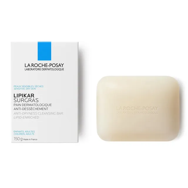 la-roche-posay-lipikar-pane-detergente-schiumogeno-surgras-150-g image 1