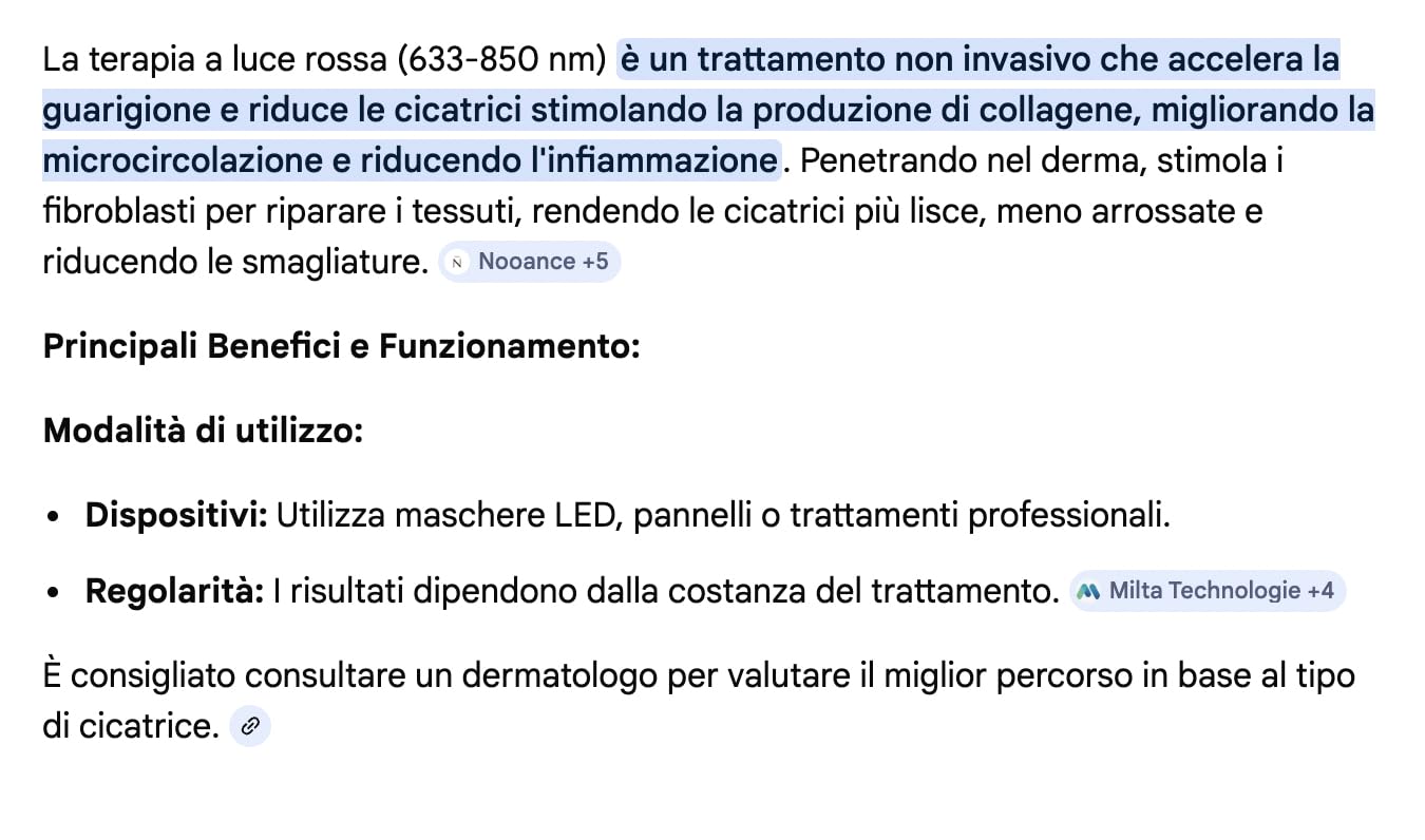 Buono per macchie post acne