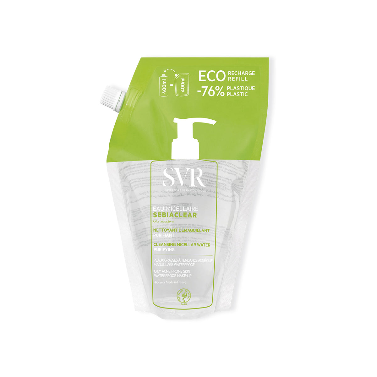 svr-sebiaclear-eau-micellaire-400ml-refill-acqua-micellare-pelle-acneica-e-impur image 6