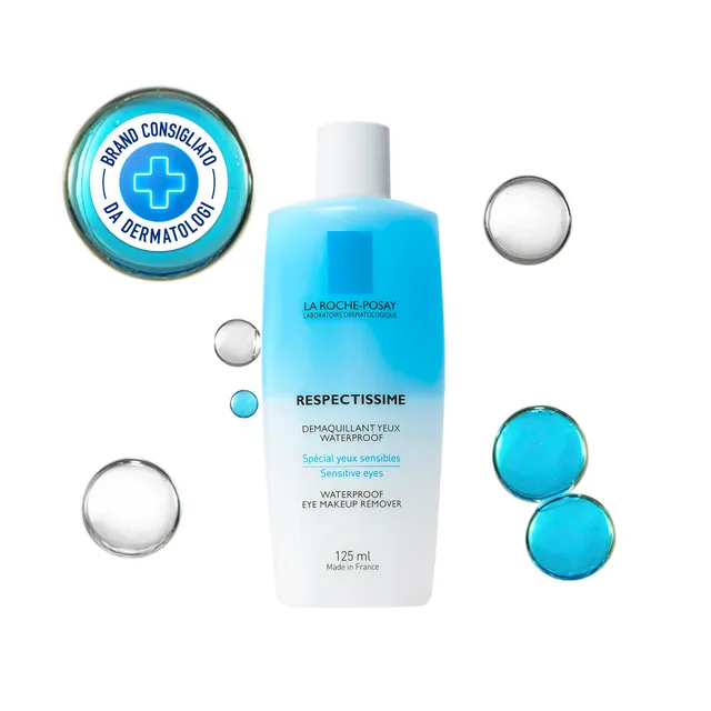 la-roche-posay-toleriane-respectissime-struccante-occhi-bifasico-125-ml image 1