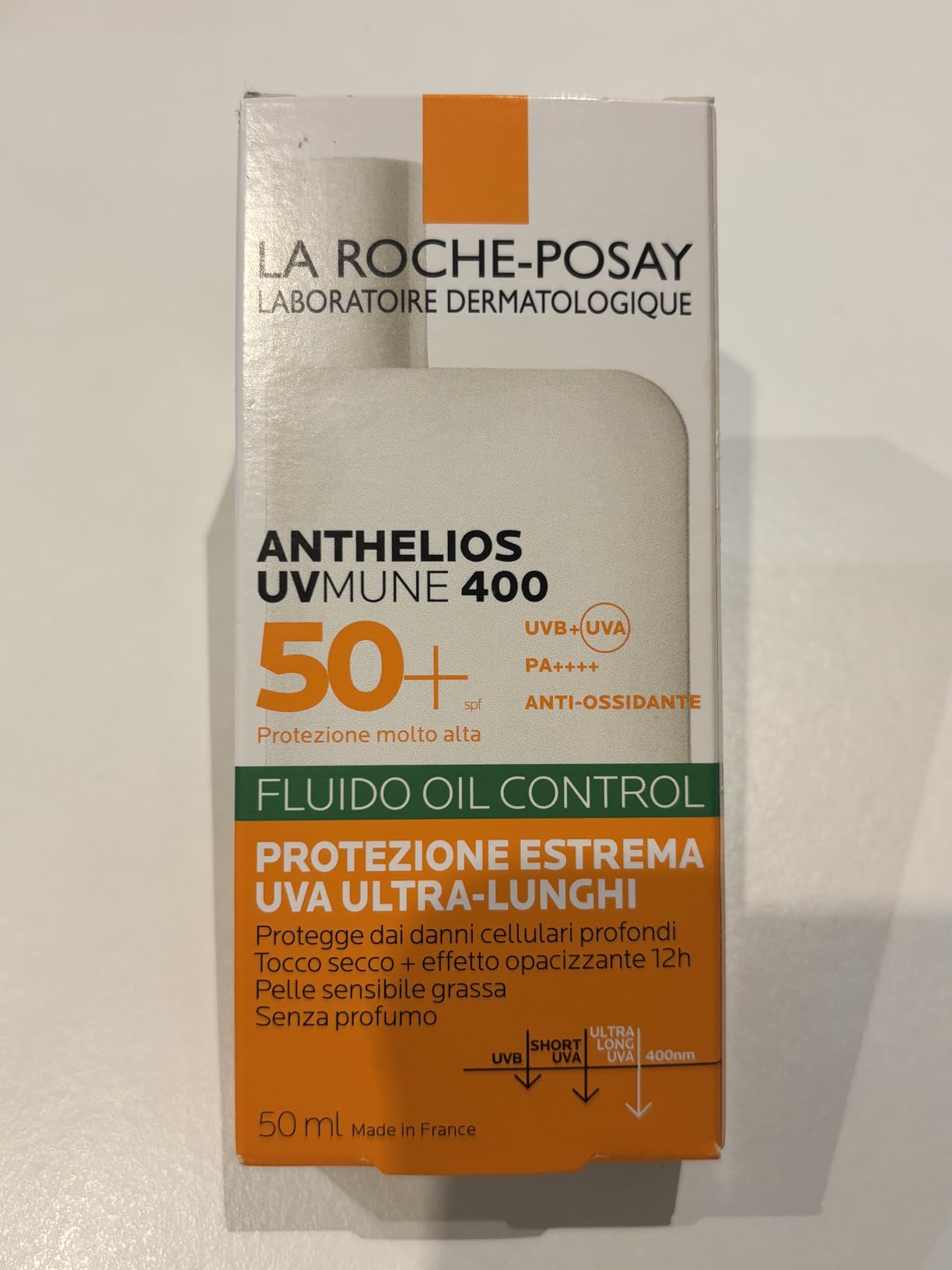 Ottimo anti-lucidità con SPF50+