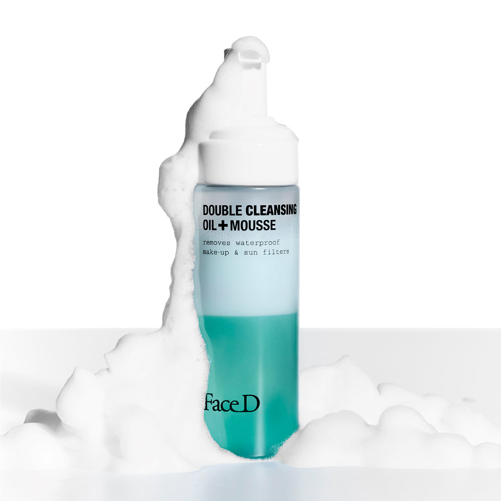 face-d-doppia-detersione-olio-struccante-mousse-detergente-160-ml image 3