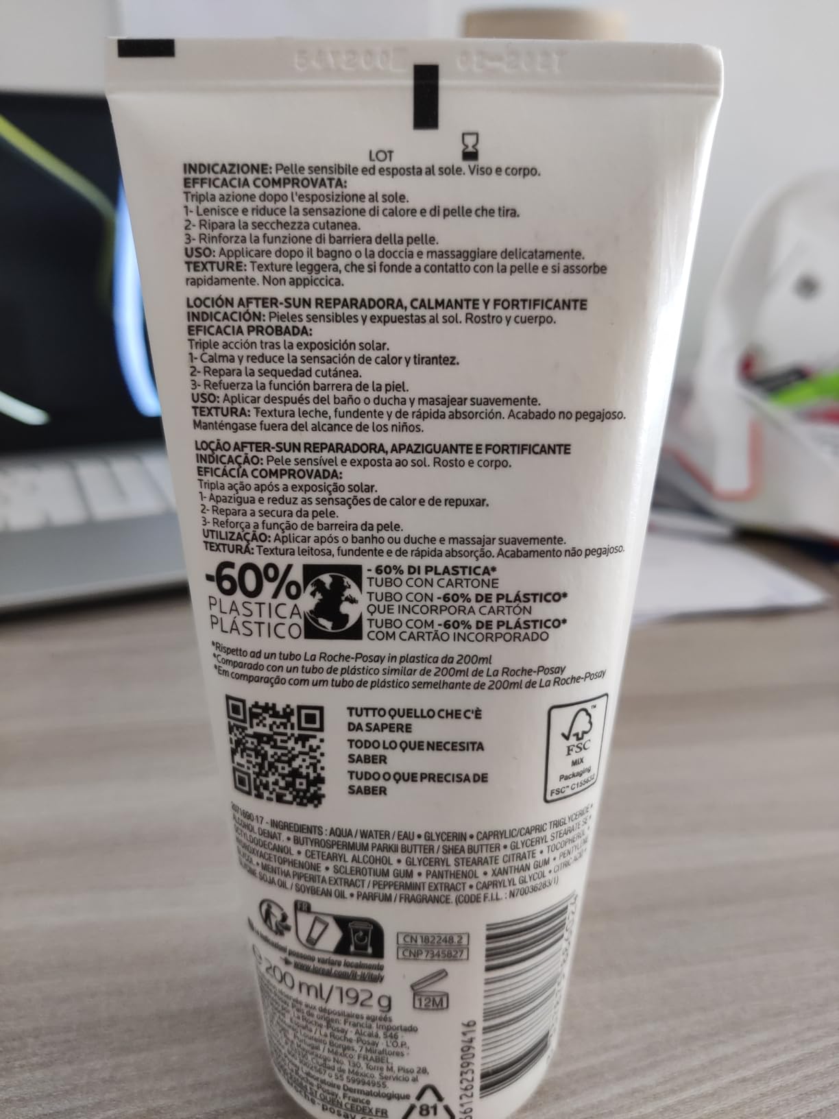 Fresco e lenitivo, lo adoro