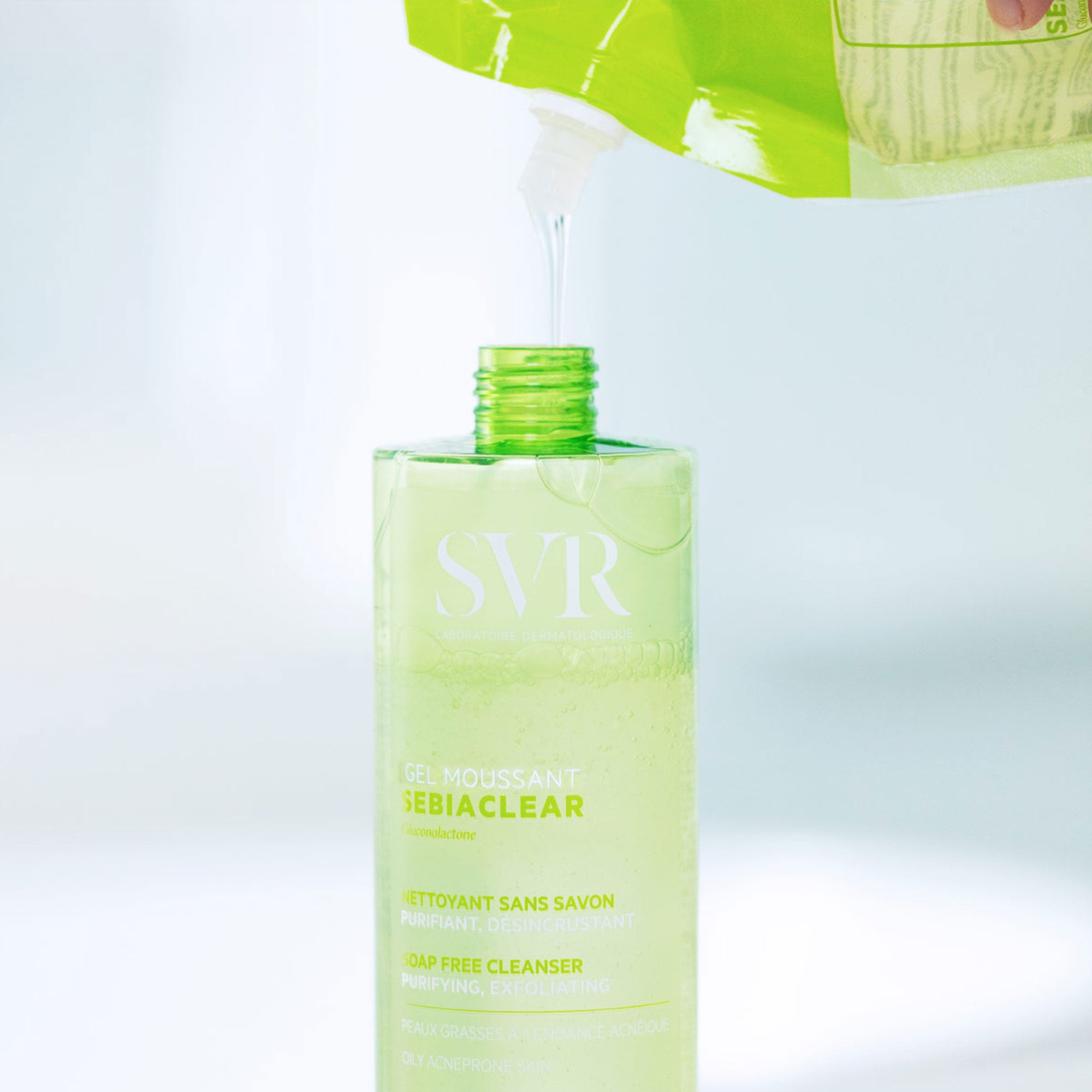 svr-sebiaclear-gel-moussant-400ml-refill-set-detersione-eco image 4