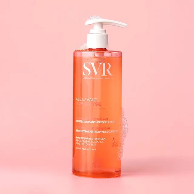 svr-topialyse-gel-lavant-detergente-corpo-viso-capelli-pelle-secca-sensibile image 1