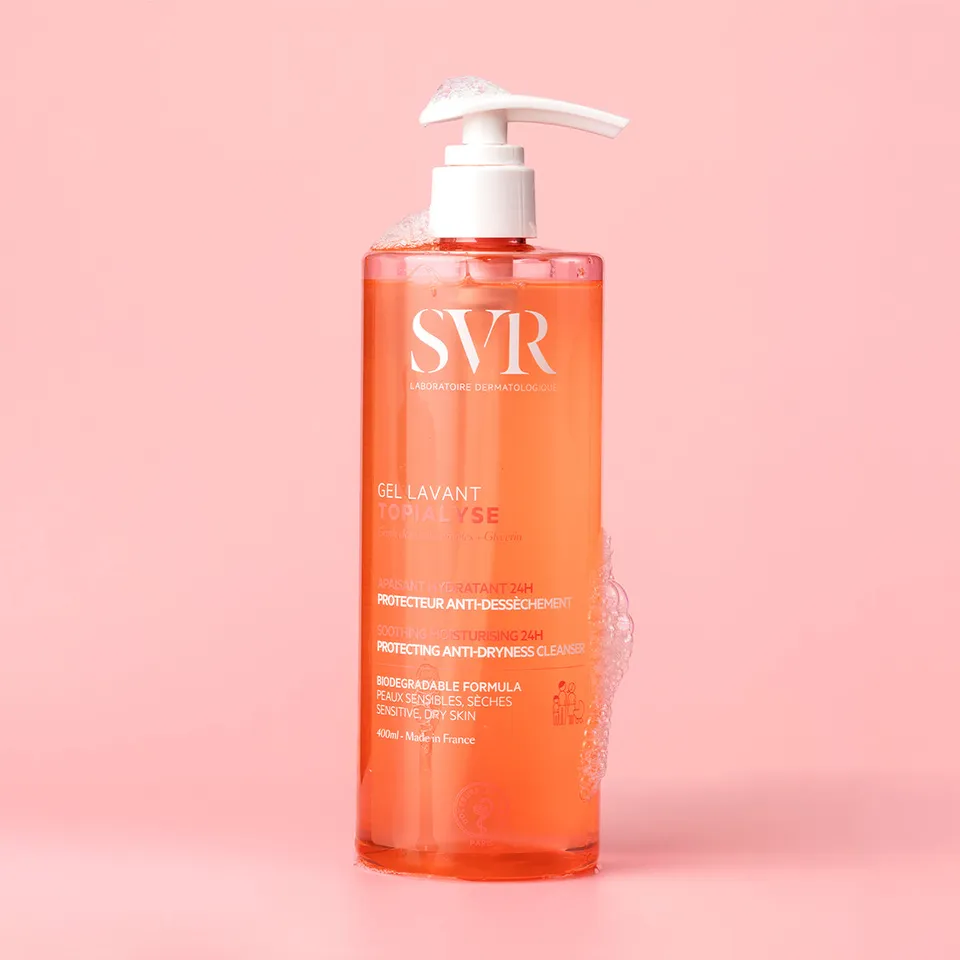 svr-topialyse-gel-lavant-detergente-corpo-viso-capelli-pelle-secca-sensibile image 1