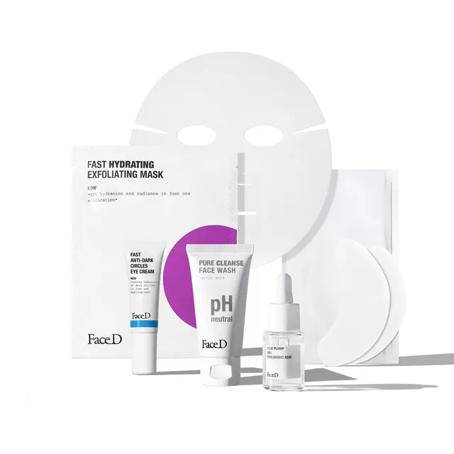 face-d-discovery-kit-kit-detersione-idratazione-esfoliazione-viso-corpo image 1
