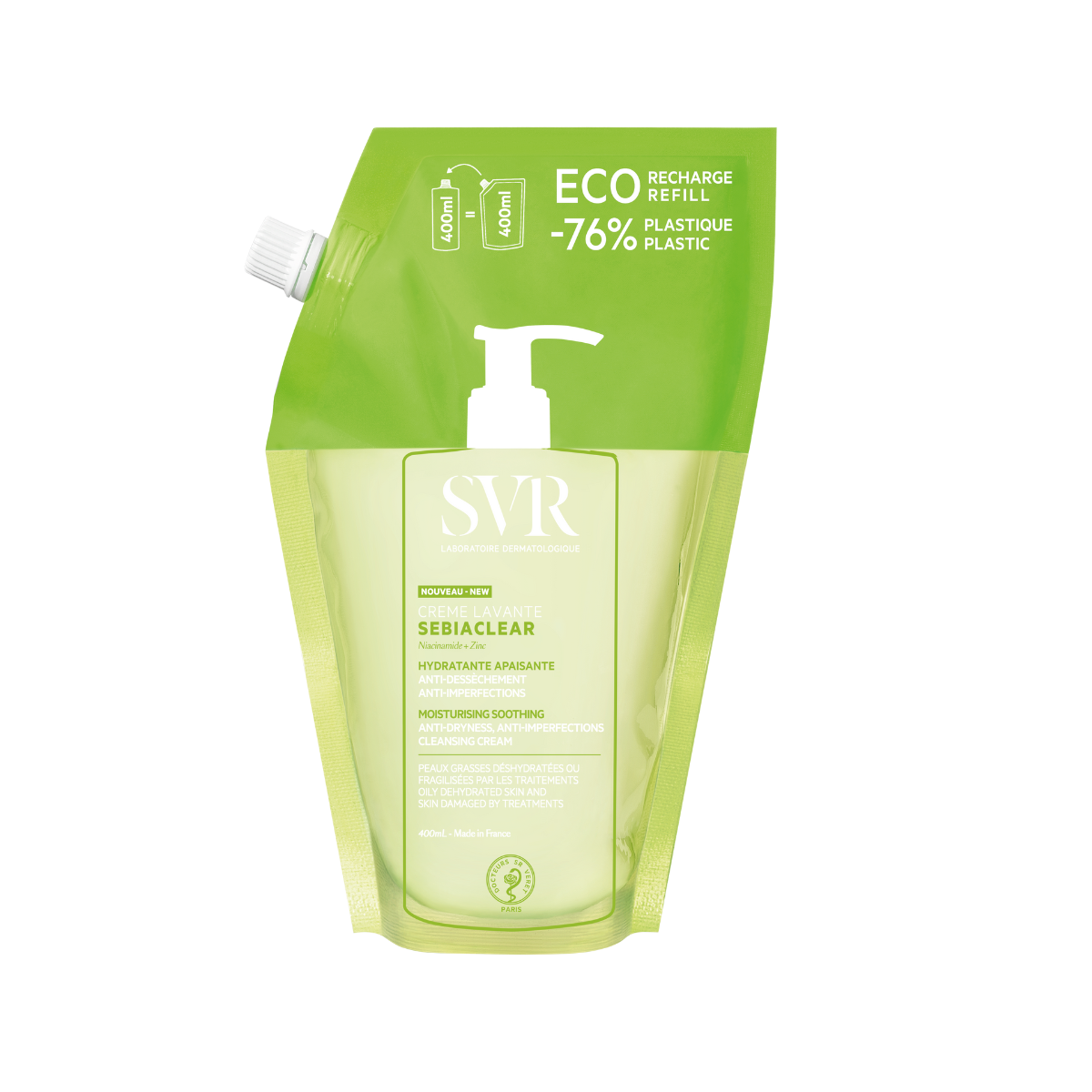 svr-sebiaclear-cr-me-lavante-400ml-refill-eco-set-detergente image 6