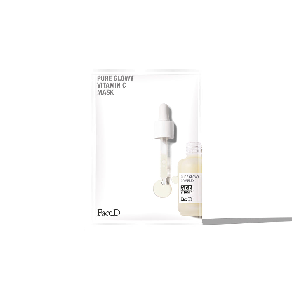 face-d-maschera-viso-pure-glowy-complesso-vitamine-a-c-e-17-ml image 2