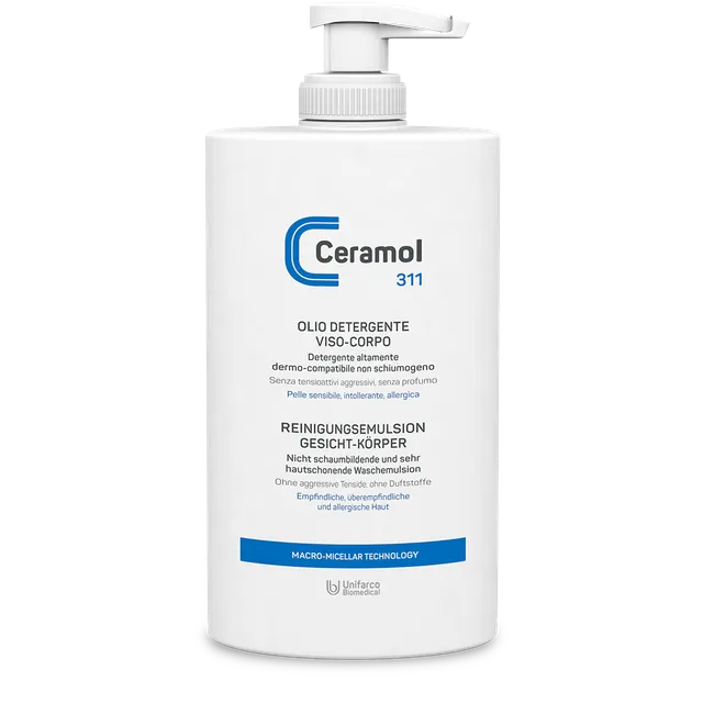 ceramol-olio-detergente-viso-corpo-400-ml image 1