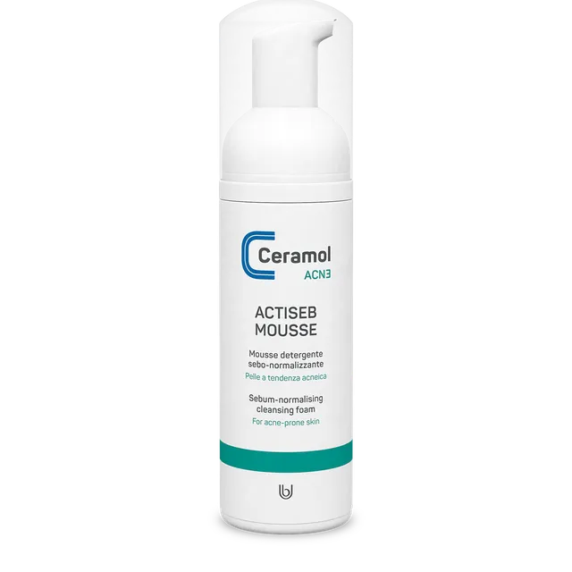 ceramol-actiseb-mousse-150-ml-detergente-viso-e-corpo-per-pelle-acneica image 1