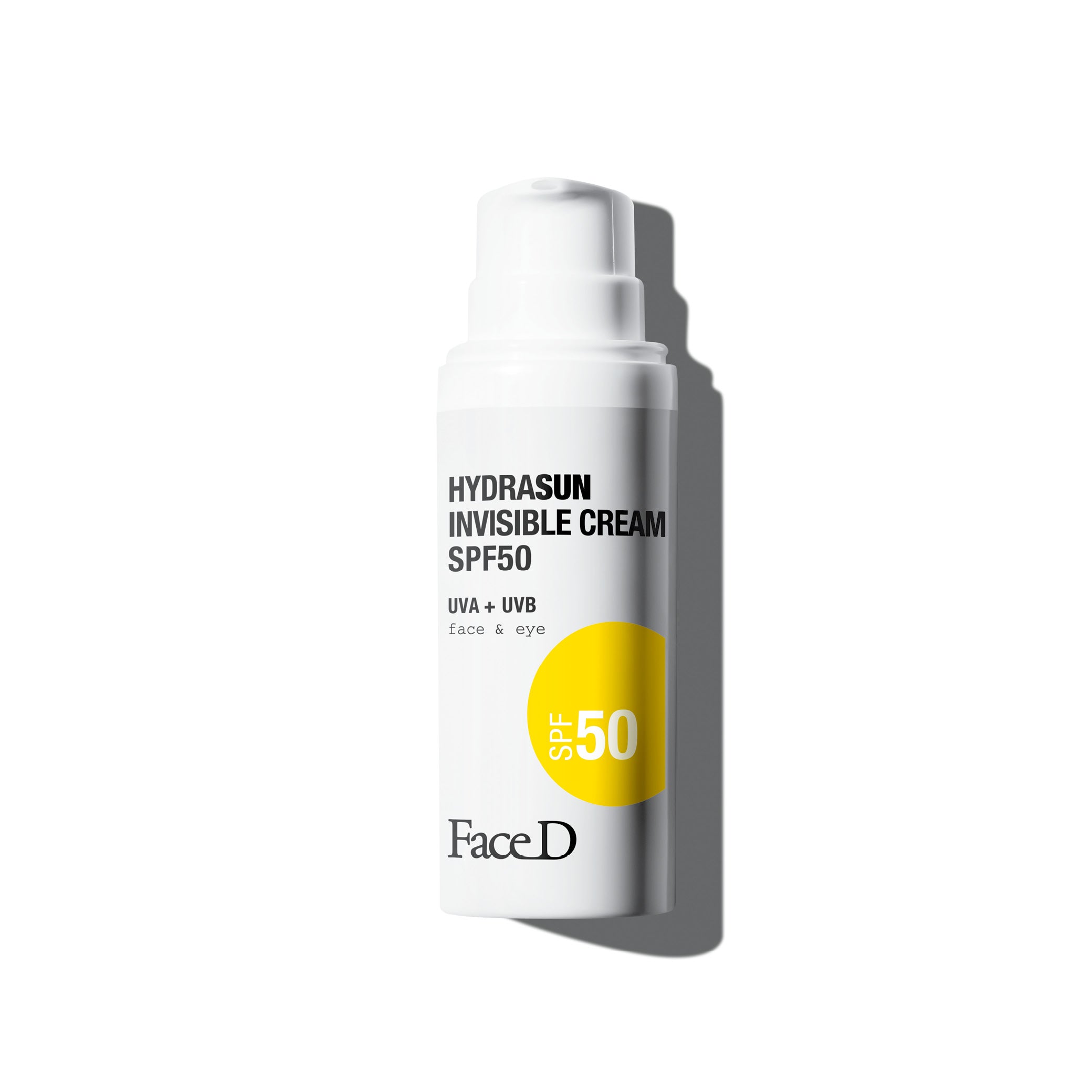 face-d-hydrasun-invisible-cream-spf50-crema-solare-viso-e-occhi-50-ml image 1