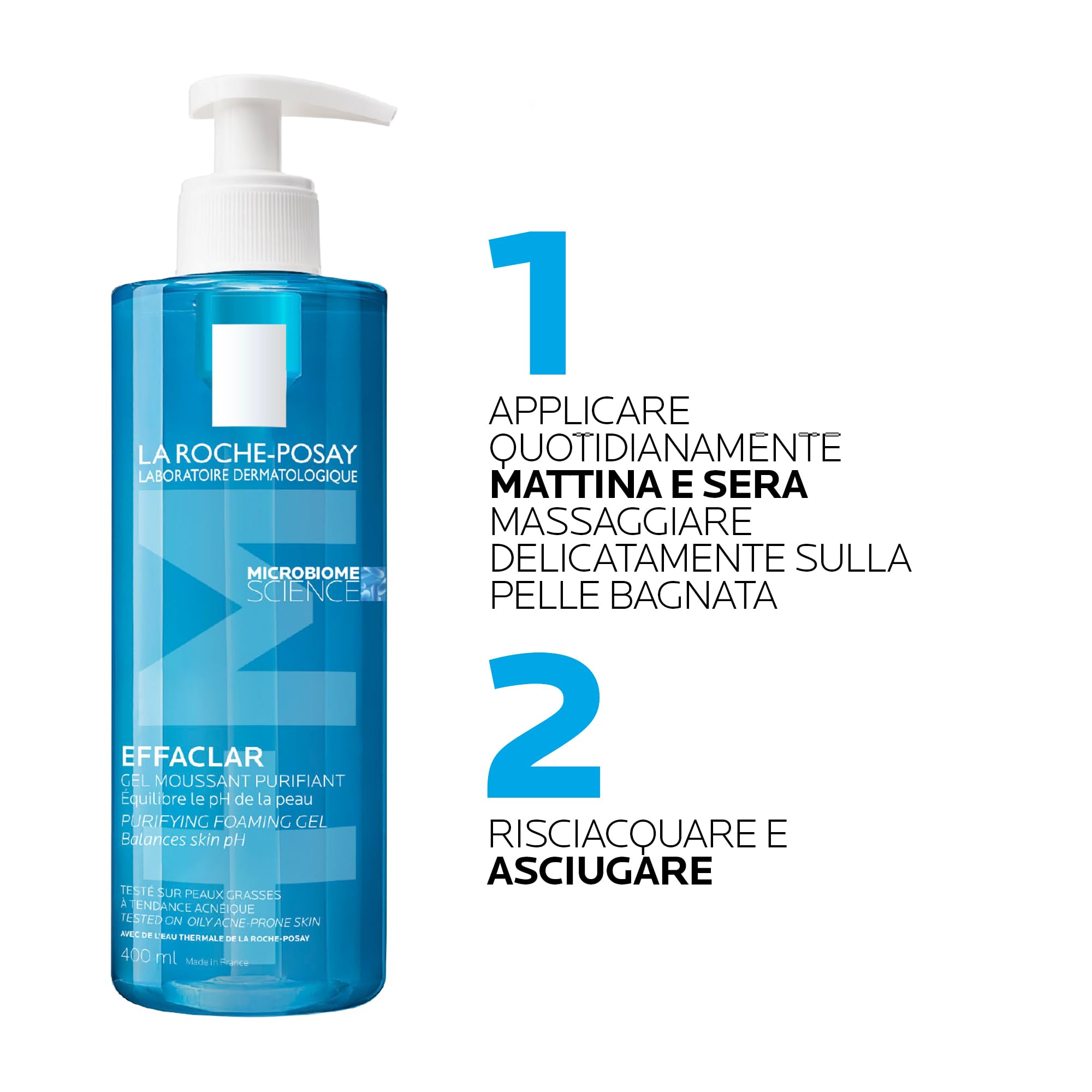 la-roche-posay-effaclar-gel-detergente-schiumogeno-purificante-400-ml image 7