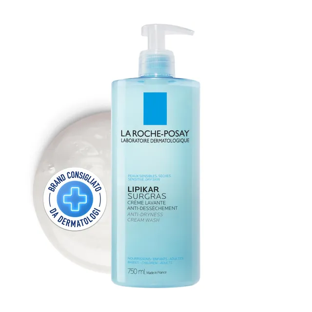 la-roche-posay-lipikar-surgras-doccia-crema-delicato-viso-e-corpo-750-ml image 1