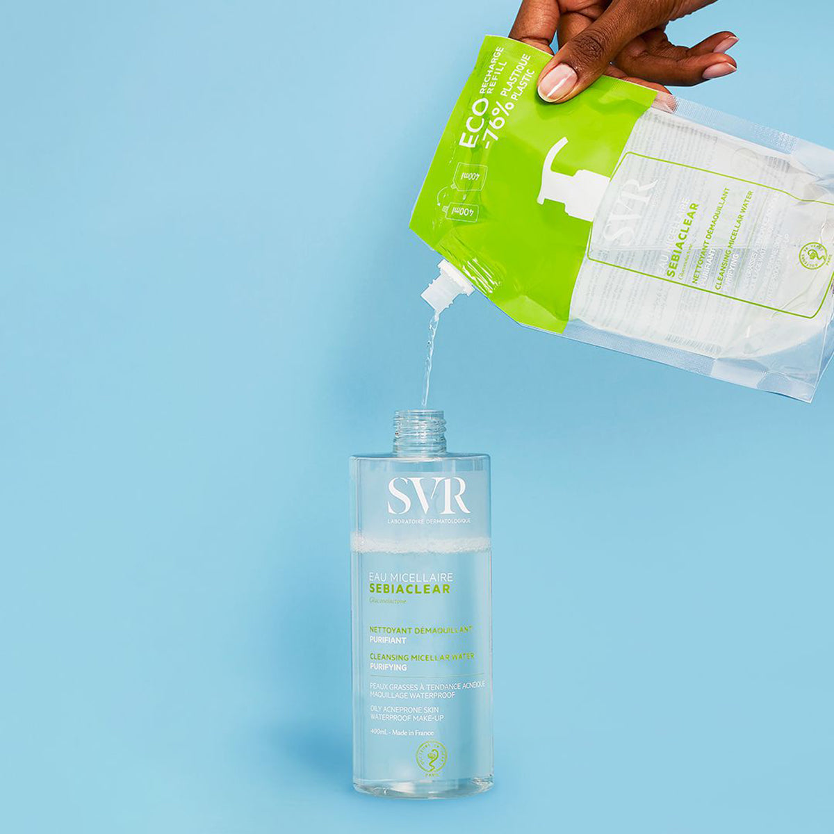 svr-sebiaclear-eau-micellaire-400ml-refill-acqua-micellare-pelle-acneica-e-impur image 2