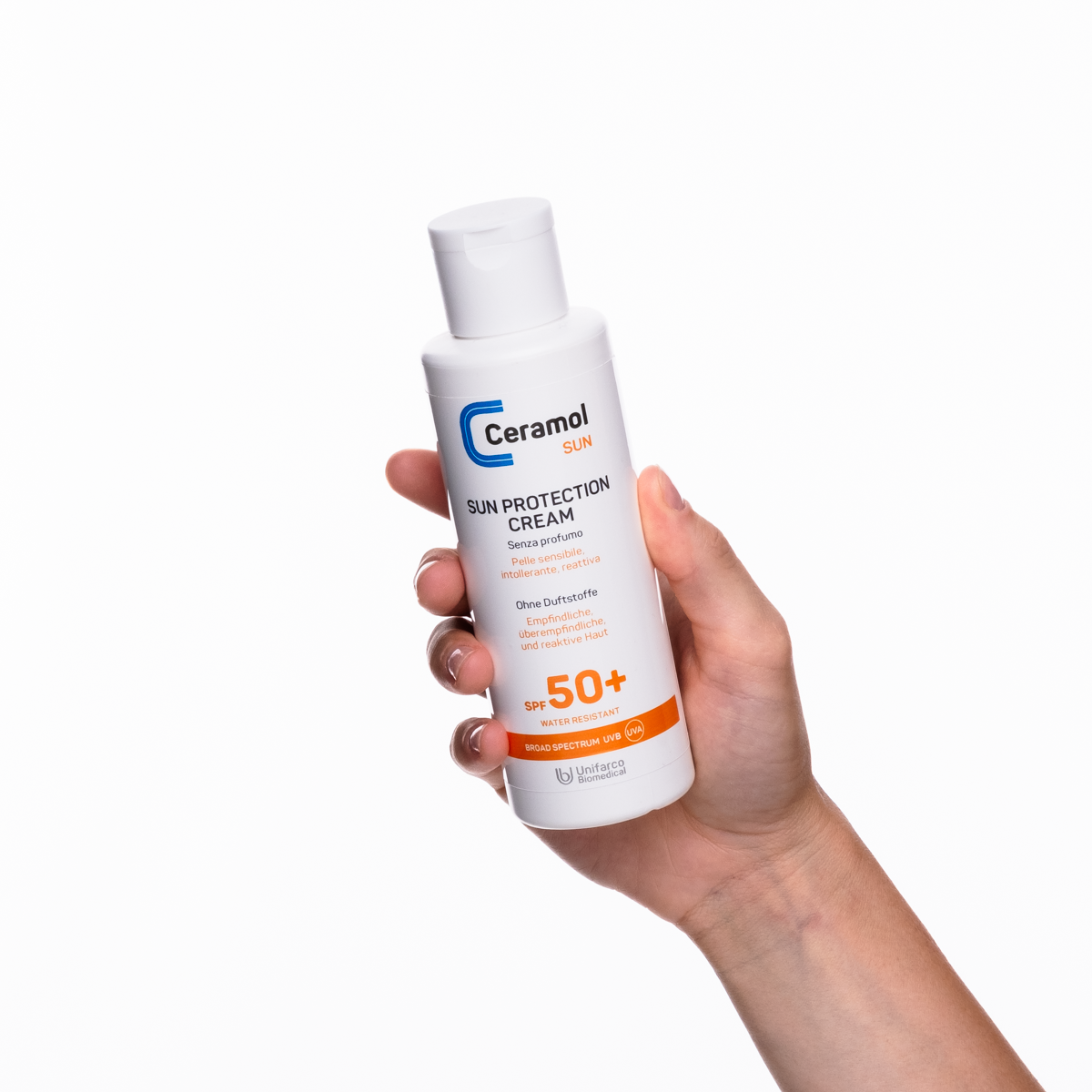 ceramol-sun-protection-cream-spf50-200-ml-crema-solare-viso-e-corpo image 2