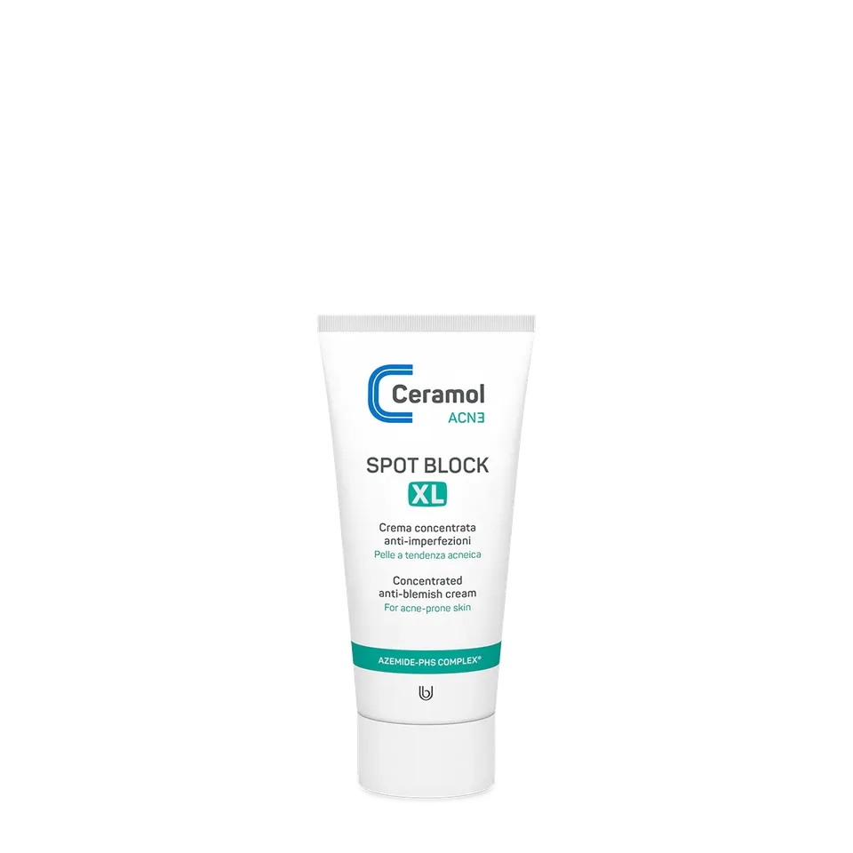 ceramol-spot-block-xl-50-ml-trattamento-acido-azelaico-15-oil-free image 1