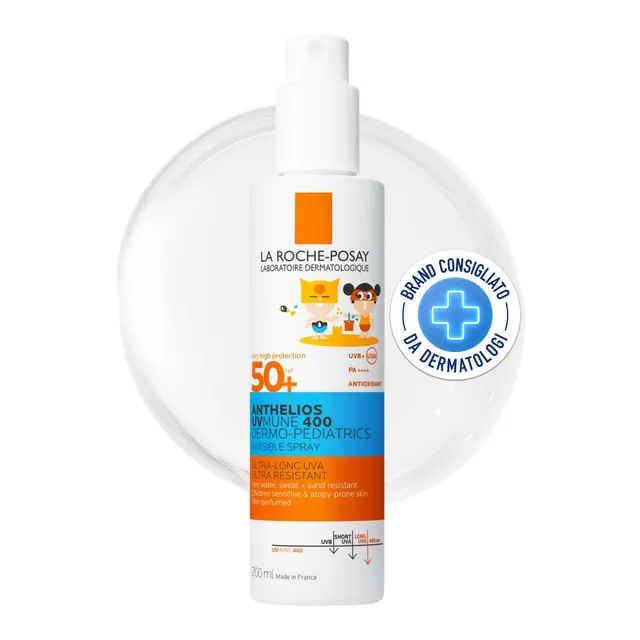 la-roche-posay-anthelios-uvmune-400-dermo-pediatrics-spray-bambini-spf50-200-ml image 1