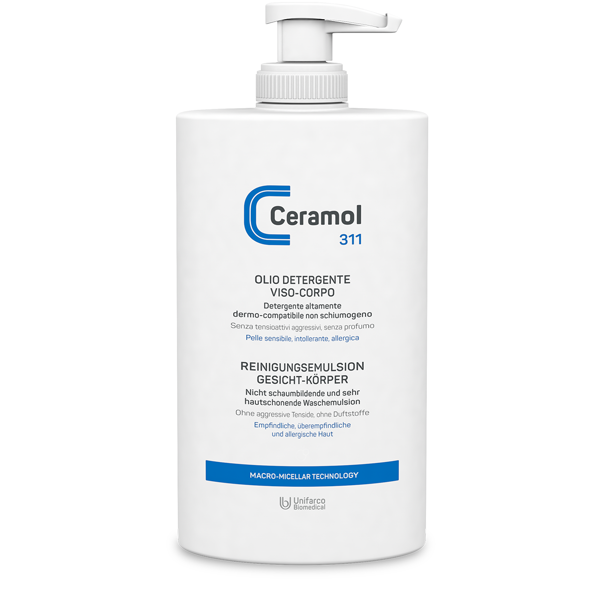 ceramol-olio-detergente-viso-corpo-400-ml image 1