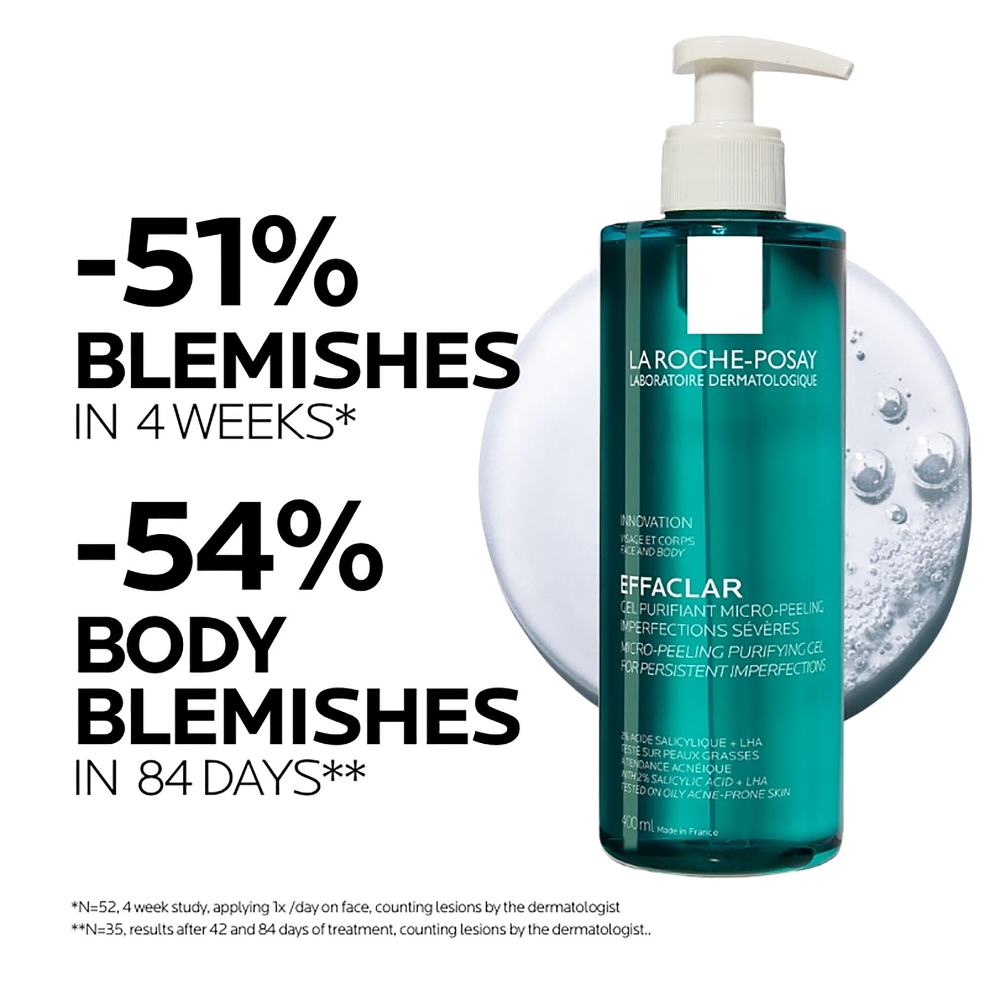 la-roche-posay-effaclar-gel-purificante-micro-peeling-viso-e-corpo-400-ml image 3
