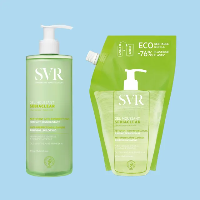 svr-sebiaclear-gel-moussant-400ml-refill-set-detersione-eco image 1