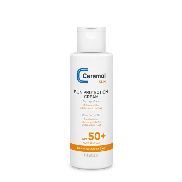 ceramol-sun-protection-cream-spf50-200-ml-crema-solare-viso-e-corpo image 1