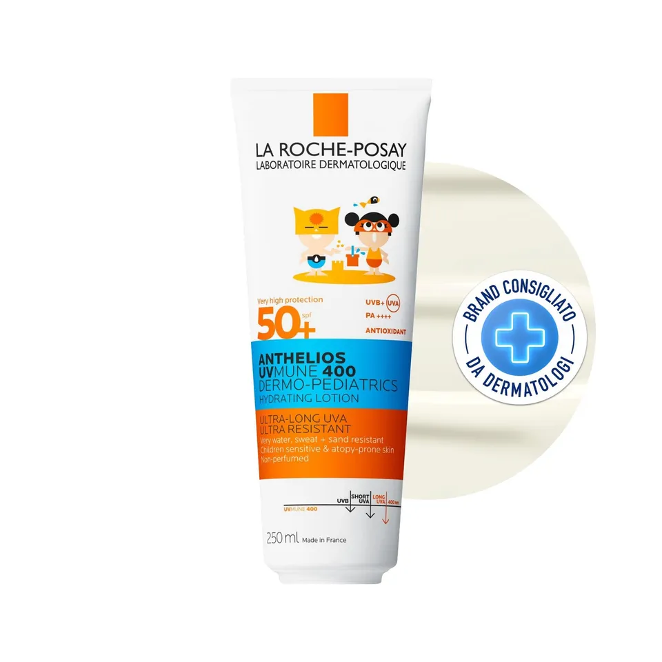 la-roche-posay-anthelios-uvmune-400-dermo-pediatrics-latte-idratante-spf50-250-m image 1